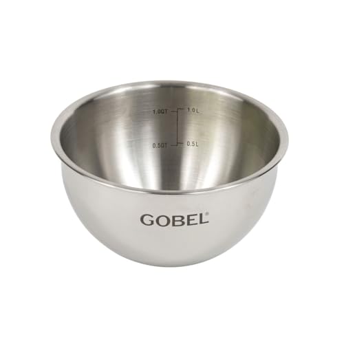 Tazón de acero inoxidable 6.3 in Gobel miniatura 1