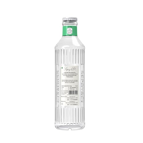 SEPOY & CO. Elderflower Tonic Water, Premium G&T Cocktail Mixer, Flavoured Tonic Water, Low Cal, Less Sugar, Sparkling, 100% Natural Ingredients, Pack of 6 X 200ml