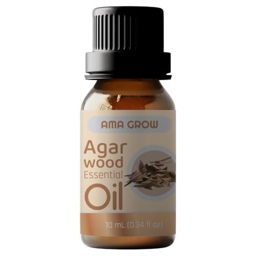 Aceite esencial premium de Agarwood 0.34oz puro y orgánico miniatura 1