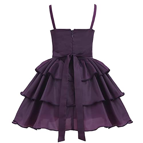 Image of Baby Girls Stylish Princess Dresses Satin Pretty Knee Length Pink Birthday Kids A-Line Frock /Dress Years