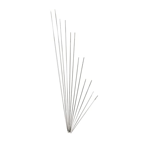 OSALADI Straight Beading Needles Set of 12 Ideal for Bead Needle Stitching Projects