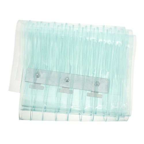AKOOSY Cortina de Tiras de Transparente para Puertas Comerciales Resistente al Viento Agua para Cámaras Frigoríficas Almacenes y Supermercados Fácil de Instalar y Duradera