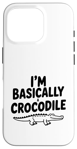 I'm Basically A Crocodile �ʔ��������̃��[���A �X�}�z�P�[�X iPhone 16 Pro �p