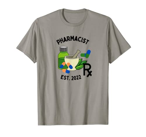 Farmacéutico Est 2022 Farmacia Escuela Graduación PharmD Camiseta
