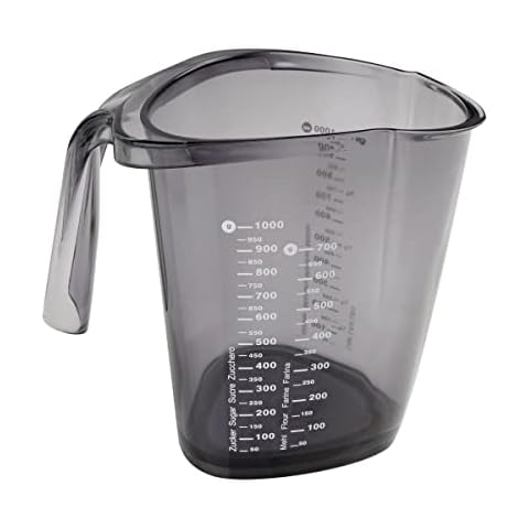 Dr. Oetker Messbecher 1000ml, Messkanne aus robustem Kunststoff Cover