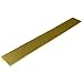 Laurey 96504 - 12 Inch Overall Edge Pull for Cabinet Doors and Drawer Fronts -Satin Brass, Gold - Pack of 10