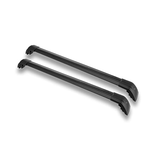 Barres de toit pour Benz GLA H247 2020-2025 en alliage noir