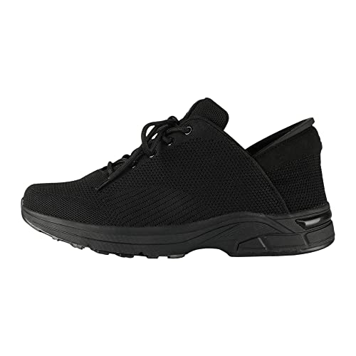 ZEBA Hands Free Slip on Sneakers for Men - Step Up Your Comfort and Style with Perfect Walking Shoes and Fashion Sneakers - Jet Black