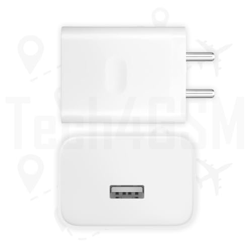 Image of AuviPal Original 30W to 33W Charger Compatible with Oppo A3X 5G, A16, A54 (Only Adapter),White
