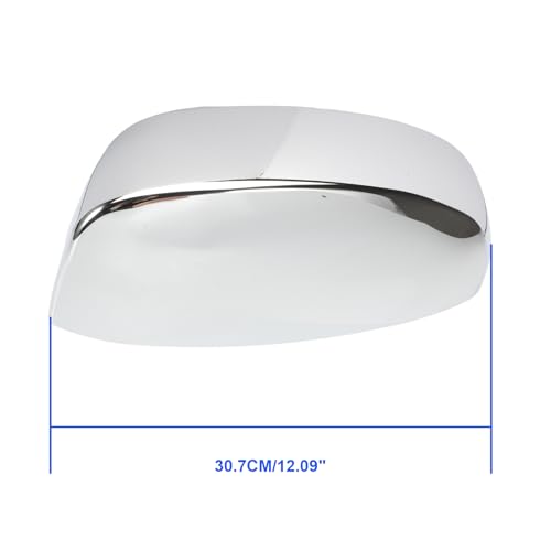 Image of 2PCS Chrome Mirror Caps Silverado Tahoe 25788157 25788156 | Chrome Finish; Durable ABS; Weather Resistant; Direct Fit; Exterior Upgrade