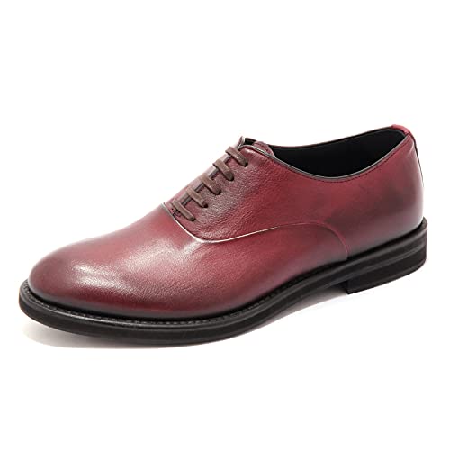 Chaussures allacciate bordeaux cuir Seboy's 6295AF pour homme d'une élégance italienne