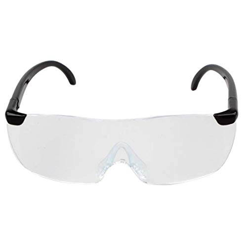 Hermosairis Große Vision 1,6 X Lupe Lesebrille Flammenlose Leichte Brillenlupe 250 Grad Vision Objektiv Cover