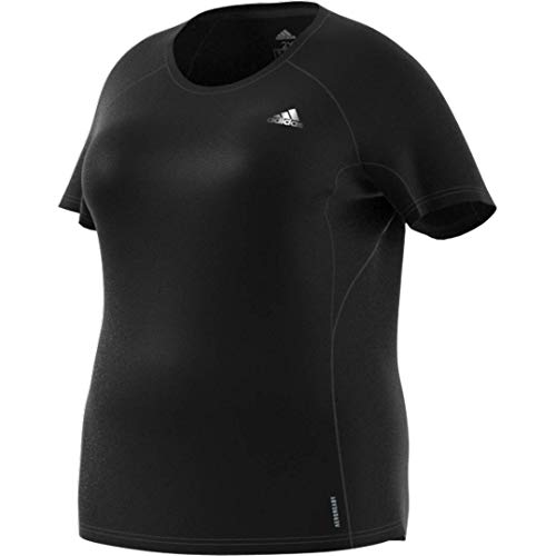 T-shirt de running Adidas pour femme : le haut technique noir classique