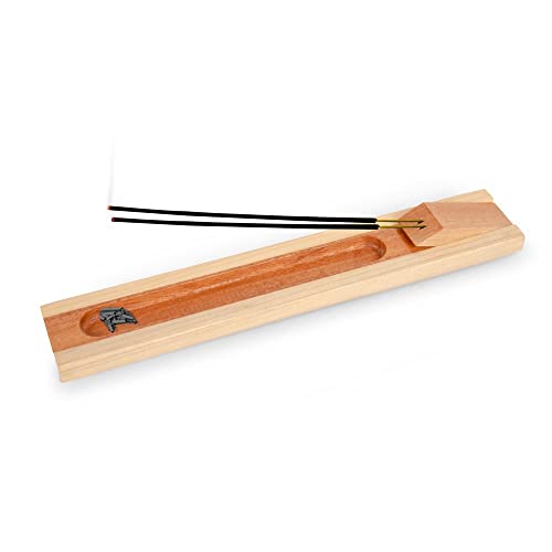 Soulveda Kraftz Handcrafted Wooden Merry Go Round Agarbatti Stand | Pack Of 1, Made With Natural Wood, Incense Holder & Ash Catcher | Wooden Agarbatti Stand For Home, Meditation, Office