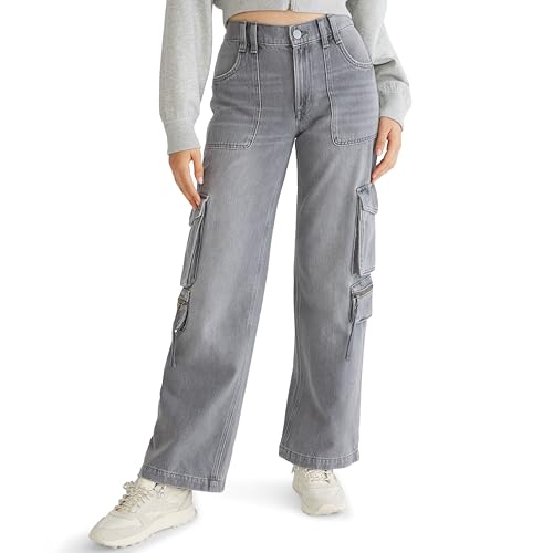 AEROPOSTALE Women's Utility Cargo Grey2