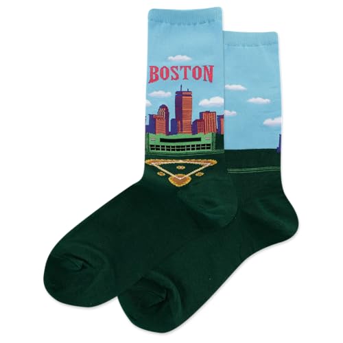 Hot-Sox-Womens-Fun-USA-Travel-Cities-Crew-Socks-1-Pair-Pack-Cool-Artistic-Gifts