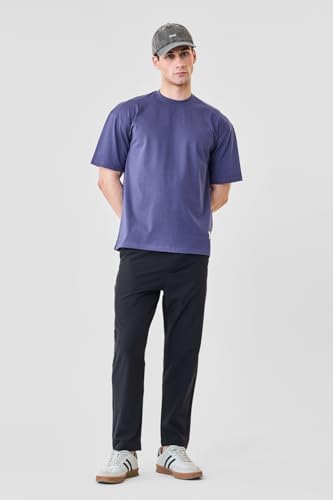 Image of SNITCH Men Polo Plus Size T-Shirt | Knitted Solid Polo with Contrast Tipped Collar & Logo Embroidery | 100% Cotton Breathable Lightweight Smart Casual Wear