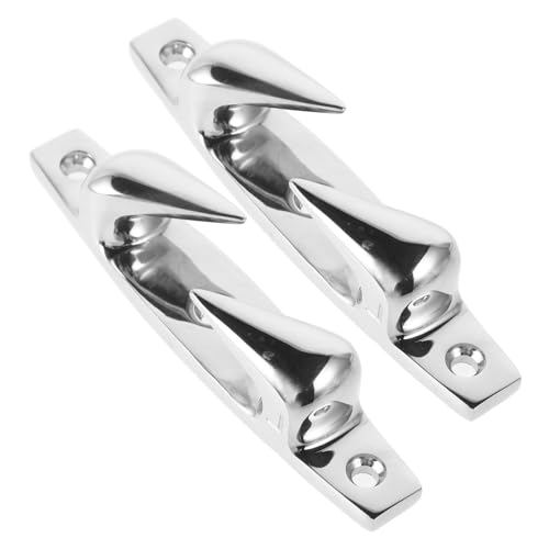 Totority Practical Marine Hardware 2 Pack Stainless Steel Fairlead Boat Dock Rope Cleat for Yacht Kayak