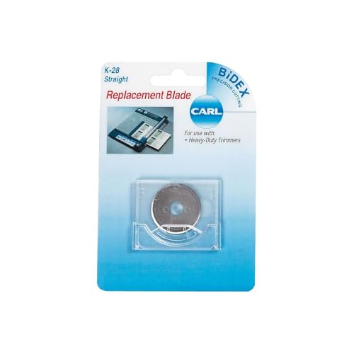 CARL Heavy-Duty Rotary Paper Trimmer, Straight Blade CartridgeK-28