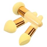 PLAFOPE 3piezas Lápices De Brochas De Esponja Para Base De Maquillaje Esponjas Correctoras Para Maquillaje Húmedo y Seco Accesorios De Para Cara
