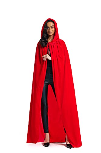 Evlatte Samt-Kapuzenumhang Halloween L