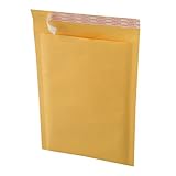 50 EcoSwift Size #0 7.5 x 10 Kraft Bubble Mailers Self Sealing Bulk Padded Shipping Supplies...