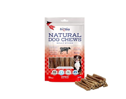 Frigera Ochsenziemer 12cm 200g – Rind, Natürliche, Proteinreiche Leckerlis für Hunde, Gluten- und Getreidefrei, Hochwertige Hundesnacks ohne Zusatzstoffe