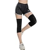 Knee Compression Sleeve (1 Pair) Protect Knee for or Meniscus Tear, Arthritis, Joint Pain Relief, Injury Recovery, ACL, MCL, Running, Workout, Basketball, Sports, Men and Women