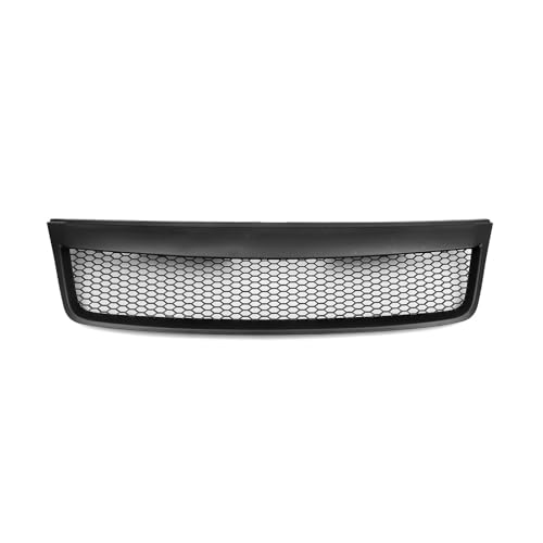 Compatible For Subaru Forester 2009-2013 Front Grille Racing Grill Matte/Gloss Black/Carbon Fiber Upper Bumper Hood Mesh Grid(Ma