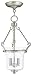 Livex Lighting 50922-91 Americana Two Light Pendant from Cortland Collection in Pwt, Nckl, B/S, Slvr. Finish, Brushed Nickel