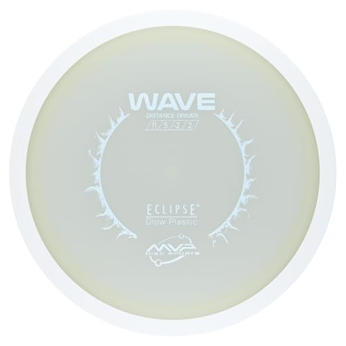 MVP Disc Sports Eclipse Glow 2.0 Wave Disc Golf Distance Driver (170-175g)