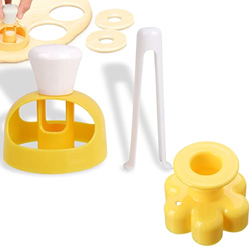 qingmeng Donut Form, 3PCS Kunststoff Donut Ausstecher, Donut Maker Cutter,...