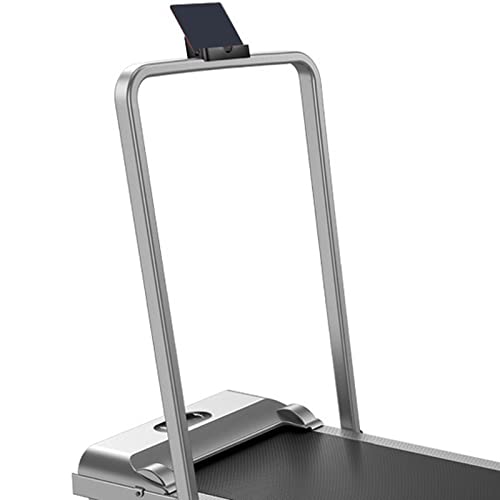 Image of Household Full-Folding Treadmill Indoor Silent Installation-Free Tablet Walking Machine Fitness Equipment Running Machine (Silver)