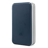 alavisxf xx CD Case, 96 Capacity Hard Plastic CD Holder Protective DVD Disc Storage Case Holder Portable Zipper CD DVD Organizer Storage Wallet for Car Home Travel(96 Capacity,Dark Blue)