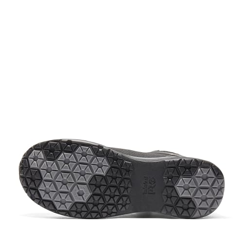 Timberland PRO Timberland PRO Women's Drivetrain Mid Composite Safety Toe Static Dissipative Industrial Athletic Work Shoe,Black/Pink, 8