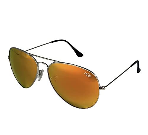 Aviator Sunglasses For Men Women Polarized Lens With 100% UV400 Protection Glasses Metal Frame Classic Mirror Style Aviators