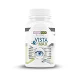 VistaMax Healthy Fusion | Vitaminas para los ojos con Luteína, Zeaxantina Mirtilo, Ginkgo Biloba | Elimina la fatiga ocular y mejora la agudeza visual | Repara y protege la visión | 60 cápsulas