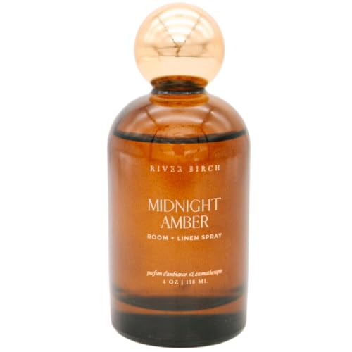 River Birch Luxury Linen and Room Spray - Midnight Amber Home Sig...