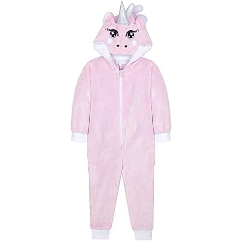 Metzuyan Unicorn Plush Fleece All-in-One for Girls Cover