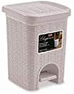 Stefanplast Elegance Pattumiera, Polipropilene, Cipria, LT.6, Lt 6