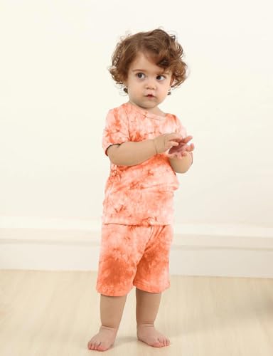Image of Jimonda Boys Girls Bamboo Rayon Pajamas Set Kids Sleepwear