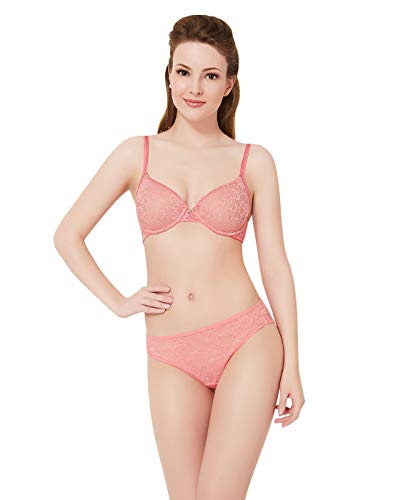 Image of Amante Lace Padded Underwire Full Coverage Bridal T-Shirt Bra