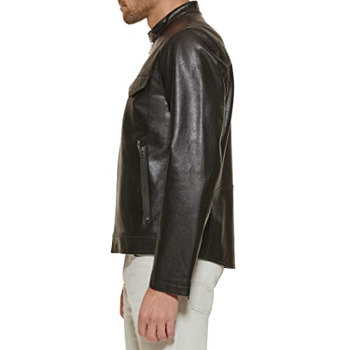 Image of Levi's Men's Faux Leather Racer Jacket