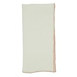 Saro Lifestyle Stonewashed Stitch Border Table Napkins (Set of 4), Pink, 20