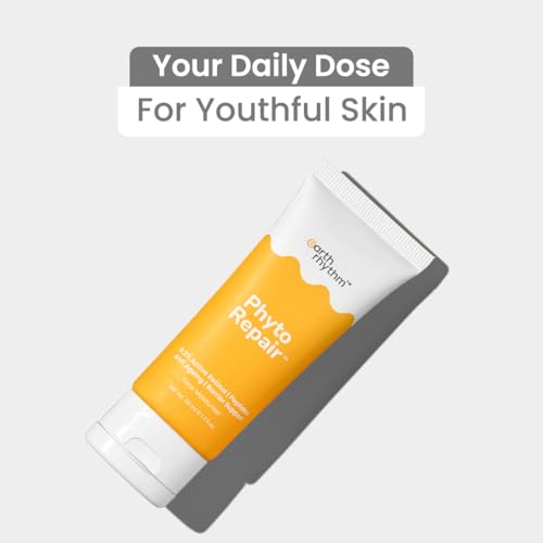 Earth Rhythm Phyto Repair Moisturizer with Vitamin C & Matrixyl for Glowing Skin | Hydrates, Moisturizes & Brightens Skin | For Dry, Dull and Pigmented Skin | Men & Women - 50ml