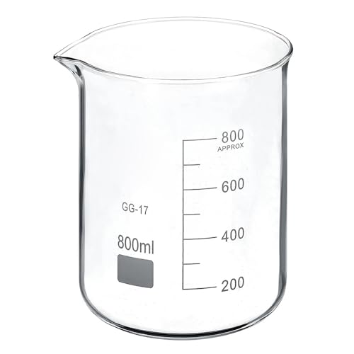 Bécher en verre borosilicaté 1000ml forme basse échelle graduée