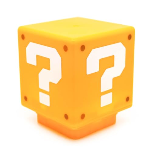 Mini Luminária Sonora Cubo Interrogação