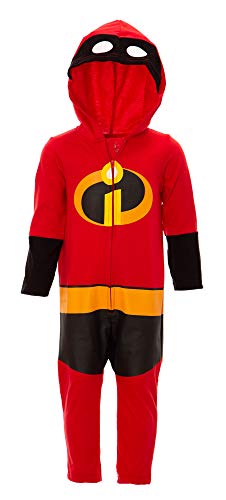 Disney Pixar The Incredibles Toddler Boy Girl Costume Coverall with Hood 3T
