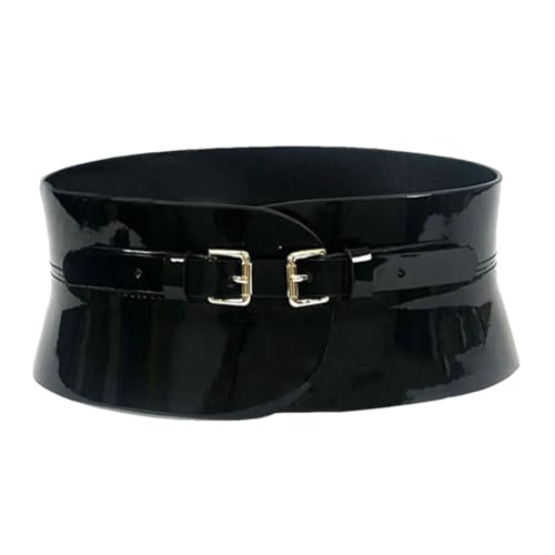 Women Casual Retro Overcoat Decorative Leather Girdle Belts For Dress Fashion Waistband Wide Belt