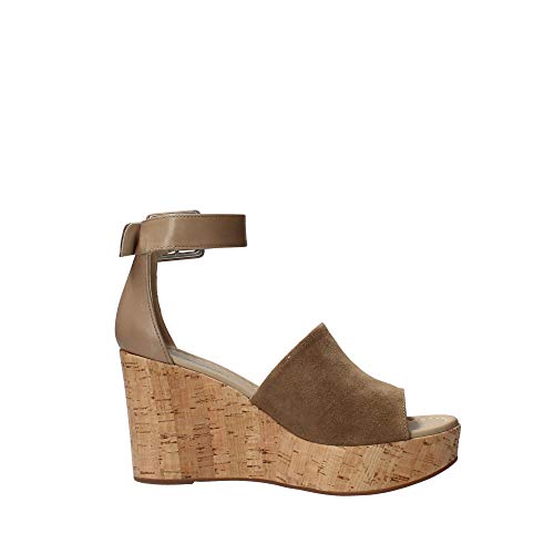 Nero Giardini E012411D Sandali Donna in Camoscio e...